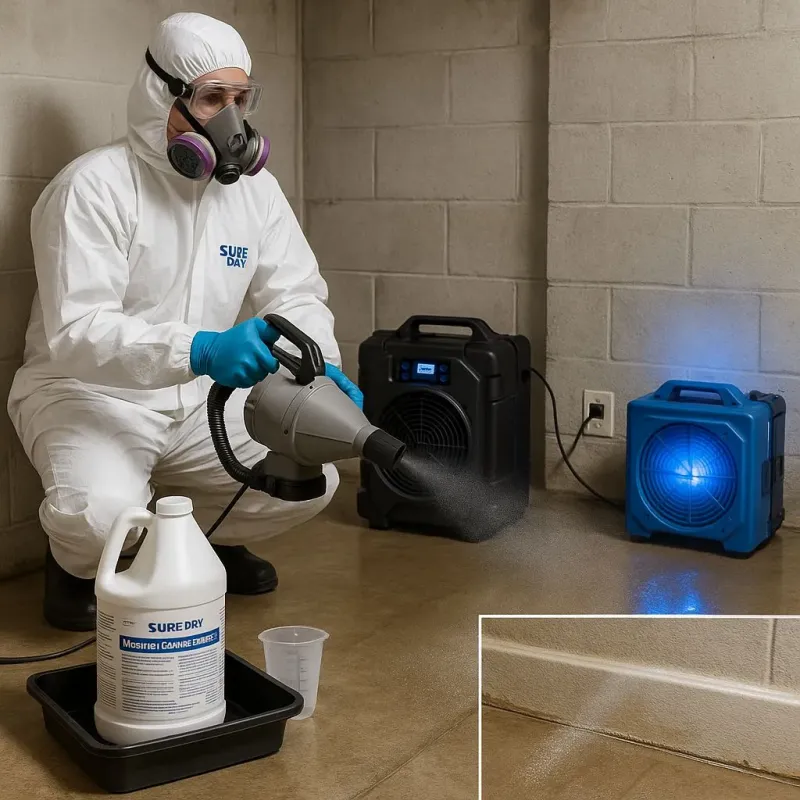 Sanitization and Odor Removal process in Toughkenamon, PA